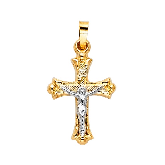 TGDJ Other - 14K Yellow Gold  Religious Crucifix Pendant